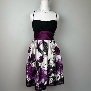 VTG‎ Y2K Delia’s Babydoll Prom Dress in Purple + Black Size M